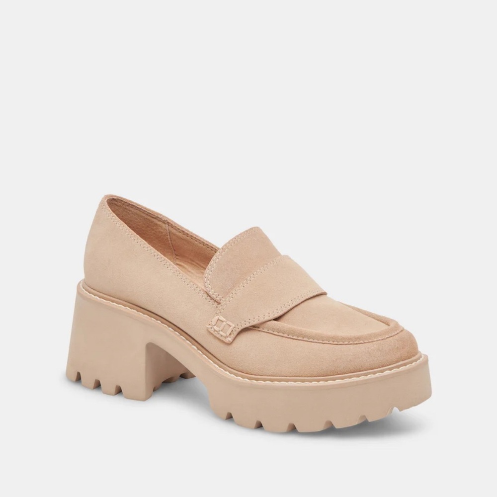 Dolce Vita Halona Loafers  |  Dune Suede  |  7.5